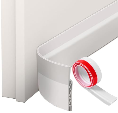 Oderra Bas de Porte Isolant, Boudin Porte Phonique 100 cm, Joint de Porte D'entrée, Stop à l'air Froid
