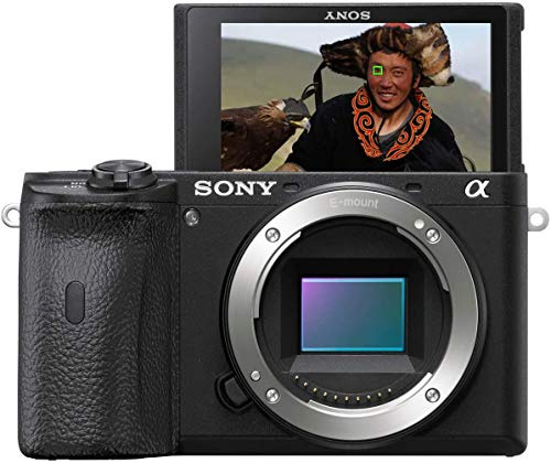 Sony Alpha A6600 Black APS-C Mirrorless Digital Camera with 0.02s Autofocus and 5-Axis Image Stabilization