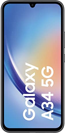 Samsung Galaxy A34 5G 128 Go Noir/Graphite 6.6" Super AMOLED 120Hz Triple Caméra 48MP 6Go RAM