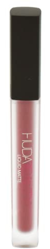 Huda Beauty Liquid Matte Ultra-Comfort Transfer-Proof Lipstick Muse - 4.2ml, Muted Rose