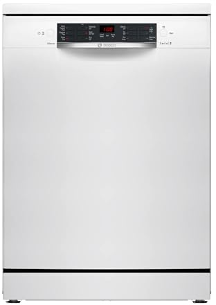 Bosch Series 2 SMS26AW08G 60cm Freestanding Full Size Dishwasher - White, E Rated, 12 Place Settings