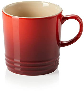 LE CREUSET Stoneware Coffee Mug, 350 ml, Cerise, 70302350600002