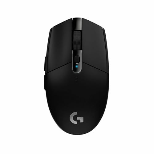 Logitech G305 LIGHTSPEED Wireless Gaming Mouse, HERO 12K Sensor, 12,000 DPI, Lightweight, 6 Programmable Buttons, 250h Battery Life, On-Board Memory, PC/Mac - Black