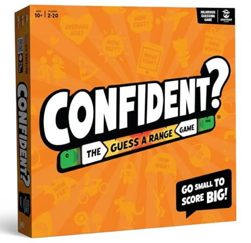 CONFIDENT? Board Game | The Smash Hit Guessing Game | Best Board Game for Families, Adults, Teens, Kids | Award-Winning Trivia Quiz Game with Brilliant Twist | 2-30 players, Ages 10+