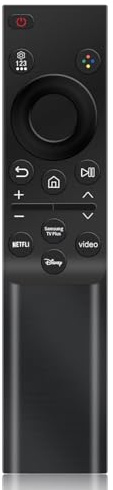 Télécommande Universelle pour TV Samsung, télécommande de Remplacement pour Samsung Crystal QLED OLED Curved HDTV 4/8K UHD, Forme incurvée, série Smart TV.
