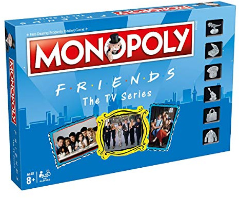 Monopoly Friends Edition Board Game - Classic Family Fun
