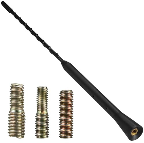 Antenne de Voiture Universelle AM/FM, 28 cm, Réception AM/FM, Remplacement de Toit, Filetage M4/M5/M6