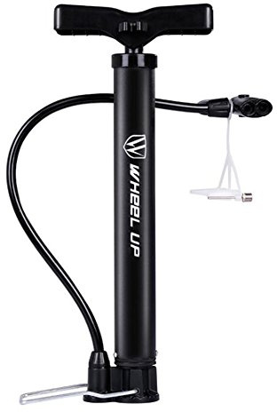 LETTON Portable Bike Floor Pump Automatically Reversible Presta & Schrader Valves Mini Bicycle Air Pump 120PSI with Multifunction Ball Needle