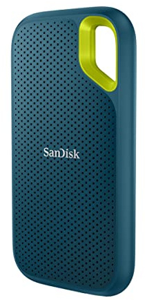 SanDisk 2TB Extreme Portable SSD - Up to 1050MB/s, USB-C, USB 3.2 Gen 2, IP65 Water and dust Resistance, Updated Firmware, Monterey - External Solid State Drive - SDSSDE61-2T00-G25M