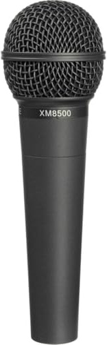 Behringer XM8500 Dynamic Vocal Microphone with XLR Connector, Cardioid Pickup for Studio Recording & Live Performance on Stage, Podcasting, Streaming