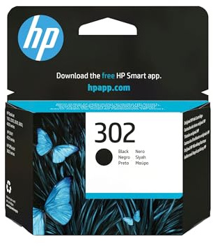 HP F6U66AE 302 Original Ink Cartridge, Black, Single Pack