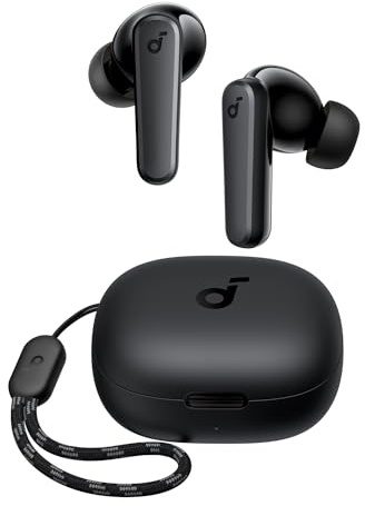 Soundcore by Anker P20i Auricolari True Wireless, Driver 10mm Bassi Potenti, 2 Mic con Riduzione Rumore AI per Chiamate Chiare, 30 Ore Riproduzione, 22 EQ, IPX5, Bluetooth 5.3, Controllo Via App
