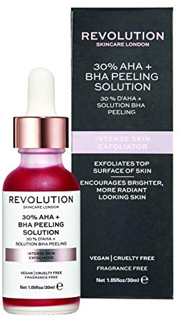 Exfoliante facial 30% aha + bha peeling solution: 30 ml