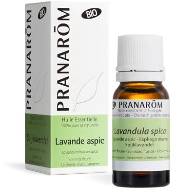 Pranarôm Huile Essentielle Lavande Aspic Bio 10ml - Soulage Brûlures et Piqûres