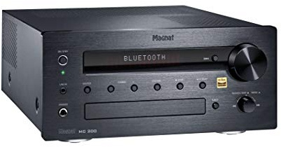 Magnat MC 200 Noir Combiné Hi-Fi Stéréo avec Lecteur Réseau, CD, DAB+, Bluetooth aptX