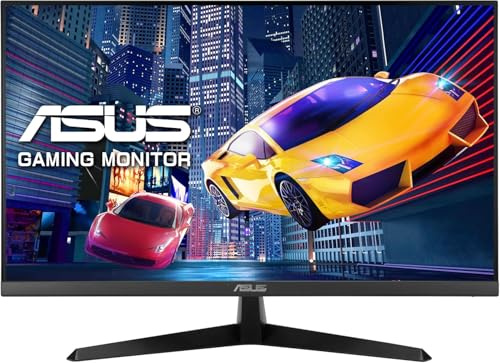 ASUS VY279HGR Eye Care Gaming Monitor – 27 inch FHD (1920x1080), IPS, 120Hz OC, SmoothMotion, 1ms MPRT, Adaptive Sync, Eye Care Plus, Blue Light Filter, Flicker Free, antibacterial, SmoothMotion