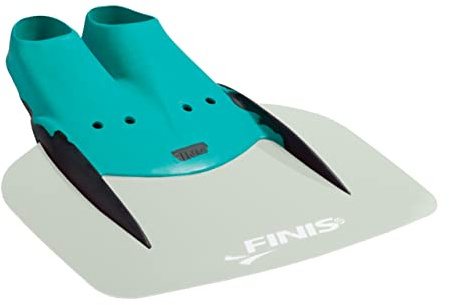 FINIS Shooter Monofin - Monoaleta, Rojo/Turquesa, talla L