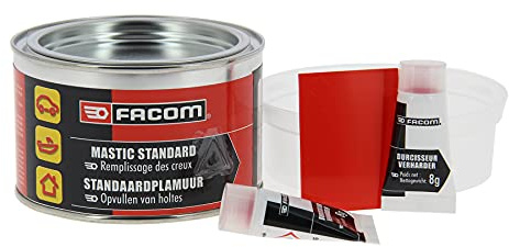 Facom 006052 Mastic Polyester Standard 500 G, Gris Clair