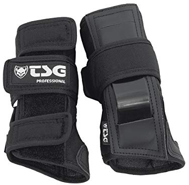TSG Professional Protège-Poignet Noir Taille S - Protection Poignet pour Skateboard, Roller, Trottinette