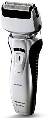 Panasonic ES-RW30 Wet/Dry Rechargeable Pro-curve Twin-Blade Shaver with Pivoting Head - Silver