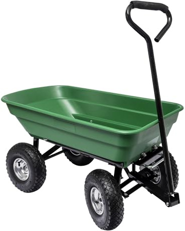 WERKA PRO Chariot remorque de Jardin 52 litres
