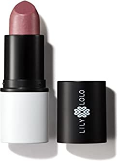 Lily Lolo Vegan Lipstick, Creamy, "In the Altogether" Shade, Deep Rose, 4g