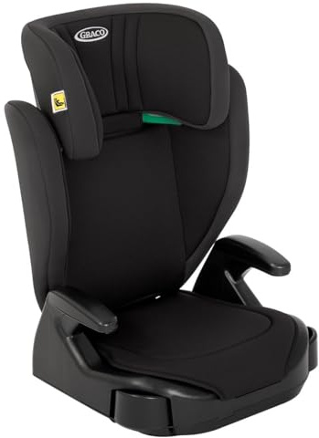 Graco Junior Maxi i-Size R129 Highback Booster Car Seat, Midnight, 100-150 cm, 3.5-12 Years