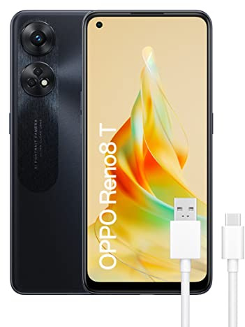 OPPO Reno8 T 4G Nero 128 GB Dual SIM Smartphone con Fotocamera 100MP e Batteria 5000mAh
