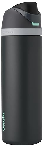 Owala FreeSip Insulated Stainless Steel Water Bottle with Straw for Sports and Travel, Leak Proof, BPA-Free, 710ml, Foggy Tide