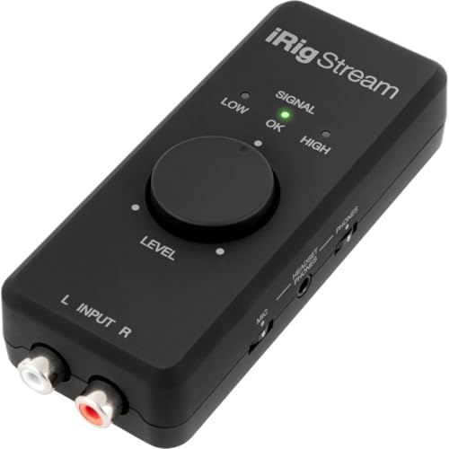 IK Multimedia iRig Stream | Streaming audio interface for iPhone, iPad and Mac/PC