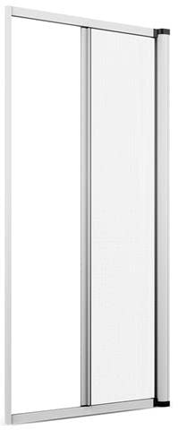 Zanzariera a Rullo Laterale Riducibile per Portefinestre in kit fai da te Vari Colori (160 x 250, Bianco)