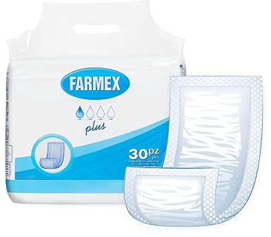 Farmex Couches Rectangulaires pour Adultes Plus avec Barrière pour Personnes Agées, Homme/Femme - Lot de 30, 30 Unités