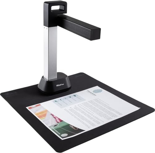 IRIS IRISCan Desk 6 A4 Document Scanner Camera Black Silver 12MP 12x Zoom USB 2.0
