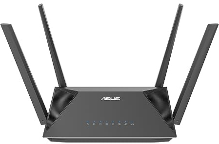 ASUS RT-AX52 (AX1800) Dual Band WiFi 6 Extendable Router, Instant Guard, Parental Control Scheduling, Built-in VPN, AiMesh Compatible