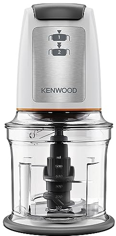 Kenwood CHP61.100WH, Mini Hachoir 500 W, Bol de 0,8 L, Blanc