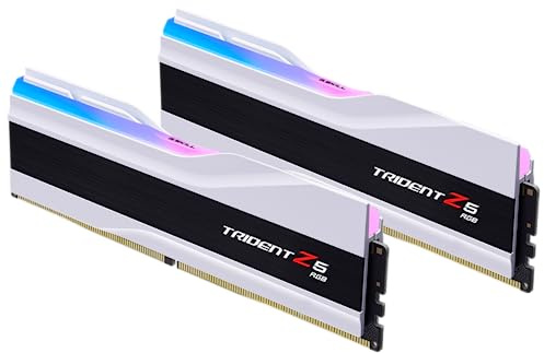 G.Skill Trident Z5 Neo RGB DDR5 48GB (2x24GB) 8400MT/s CL40-52-52-134 1.40V Desktop Memory Module - Matte White