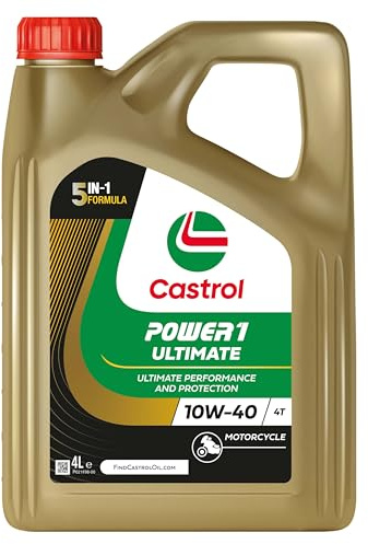 Castrol POWER1 ULTIMATE 4T 10W-40 Motorcycle Oil 4L
