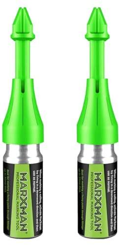 CHARLES BENTLEY Twin pack Marxman chalk NON-Permanent DIY Marking tool pen