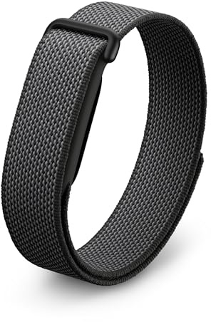 Google Fitbit Air - Screenless Activity Tracker with Fitness, Heart Rate, and Sleep Tracking - Personalized AI-Powered Coaching - Up to 7 Days’ Battery Life - Works with iOS and Android - Obsidian