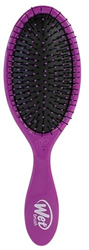 WetBrush Original Detangler Hair Brush with Ultra Soft Intelliflex Bristles to Gently Separate Knots With Ease, Wet Brush Detangler Is Gentle on Hair, For All Hair Types, Purple
