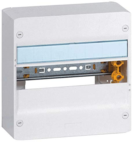 LEGRAND - Tableau Électrique 1 Rangée/13 Modules Drivia - Tableau Électrique Nu avec Borniers - 250 x 250 x 103,5 mm - Fabriqué En France - Blanc