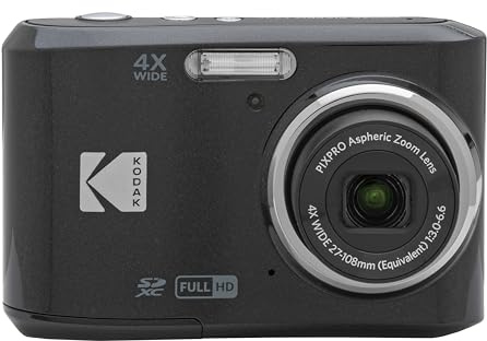 Kodak PIXPRO FZ45 16MP 4x Zoom Compact Camera - Black