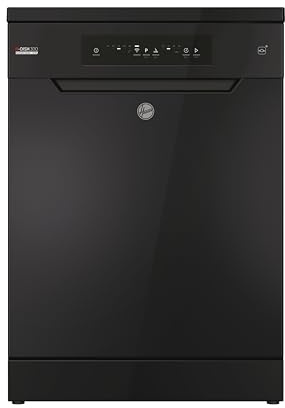 Hoover H-DISH 300 HF 3C7L0B-80 Full Size Dishwasher - Black, 13 Place Settings, C Rated, Wi-Fi Enabled