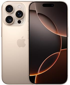 Apple iPhone 16 Pro 512 GB Desert Titanium - A18 Pro Chip, 6.3" Super Retina XDR Display, Advanced Camera System
