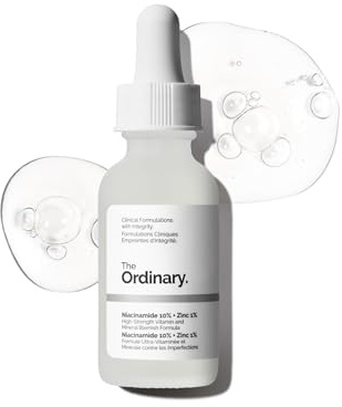 The Ordinary Niacinamide 10% + Zinc 1%, Brightening & Smoothing Serum for Blemish-Prone Skin, 30ml