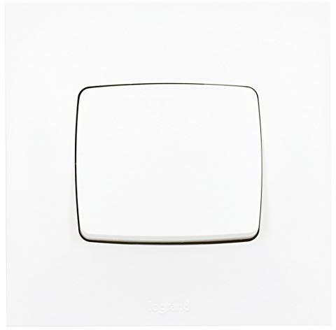 LEGRAND - Interrupteur ou Va-et-vient Neptune 10A - Commande d'Éclairage Monobloc - Prêt à Installer - Blanc